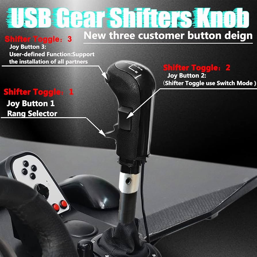 Amazon.com: Obokidly Upgrade USB Gearshift Knob Support G29
